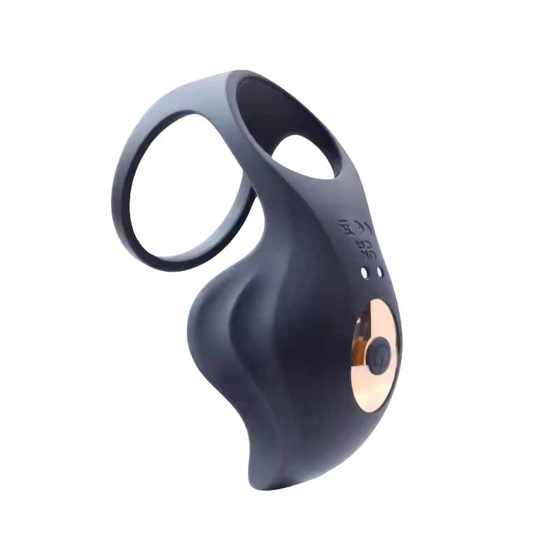 App-controlled Penis Ring Ejaculator Testicle Massage Glans Trainer with 10 Vibrations