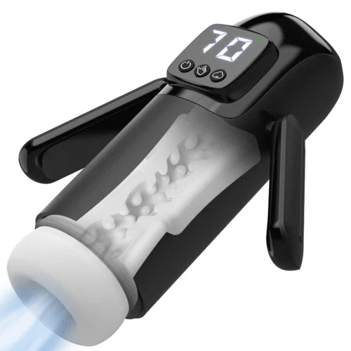 Automatic Masturbator Stroker Blowjob Sex Machine with 7 Sucking & Vibrating Modes