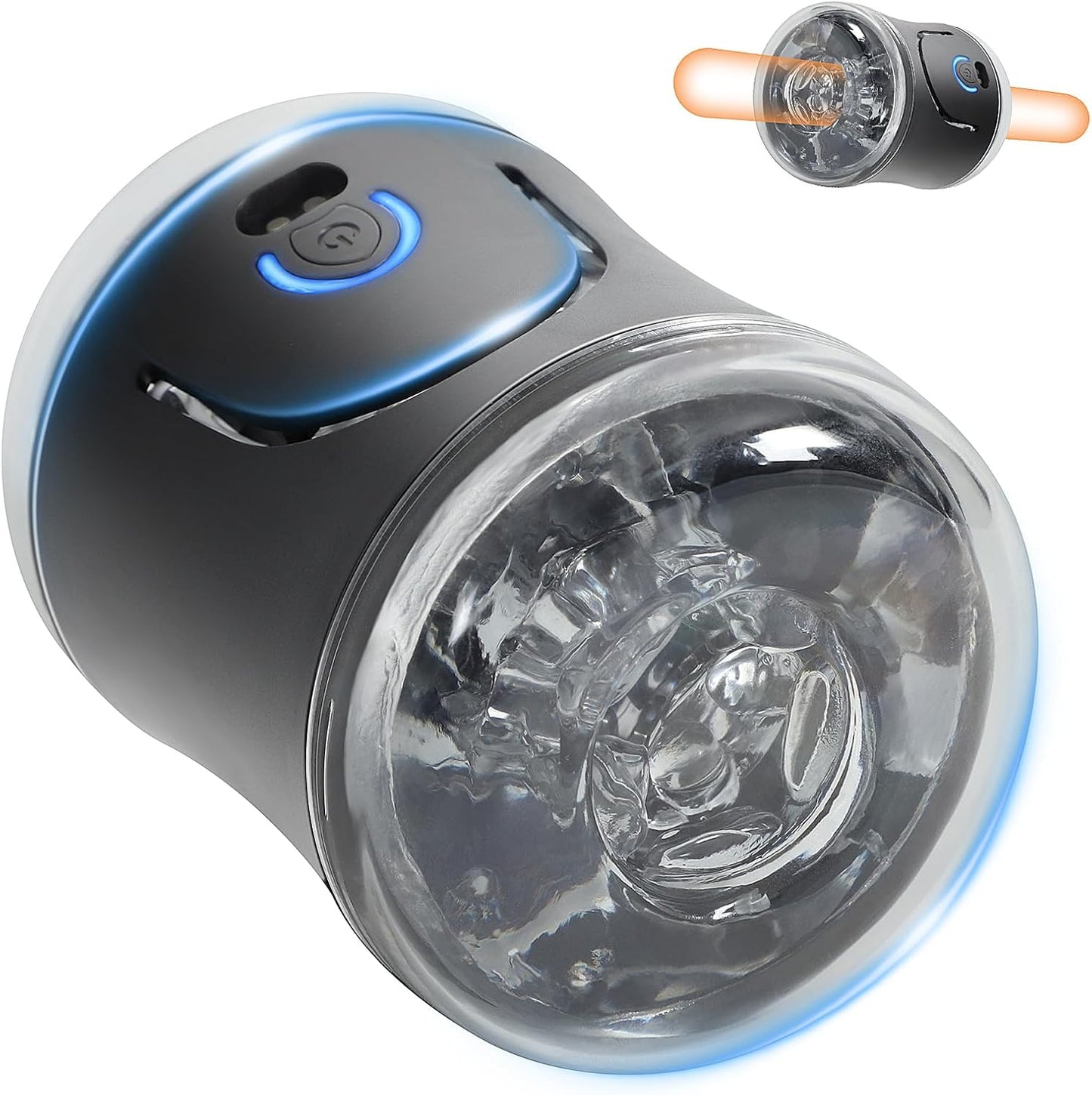 Electric Penis Trainer Vibrator Stroker Training Device Masturbator with 9 Vibration Modes