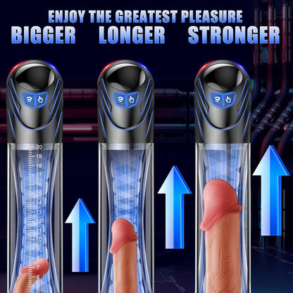 5 Suction Modes Automatic Penis Pump Vacuum Pump Enlargement Masturbators