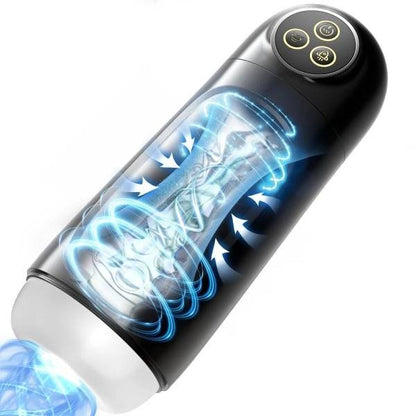 Automatic Masturbator Penis Stroker Blowjob with 10 Vibrating & Sucking Modes