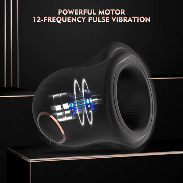 Automatic Maturabtor Glans Trainer Penis Vibrator Massage with 12 Vibrations