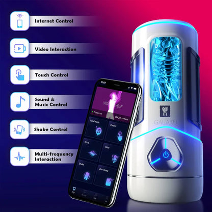 Automatic Masturbator Penis Trainer Vibrator Stroker with 10 Vibration Modes