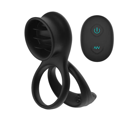 Electric Penis Ring Vibrator Glans Stimulator Masturbator with 7 Vibration Modes