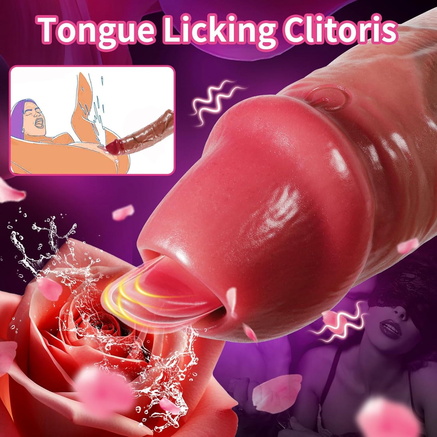 Remote Control Realistic Penis Extender Vibrator with 9 Vibration Modes