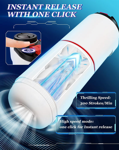 High-Speed Automatic Masturbator Stroker Sex Machine with 7 Thrusting Modes