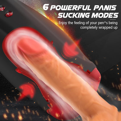 Automatic Oral Masturbator Penis Trainer Blowjob with 10 Vibration & 6 Suction Modes