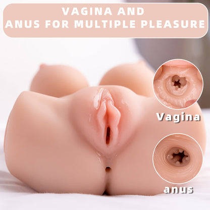 Elu Auto - 2.76LB Sucking Vibrating Sex Doll Torso