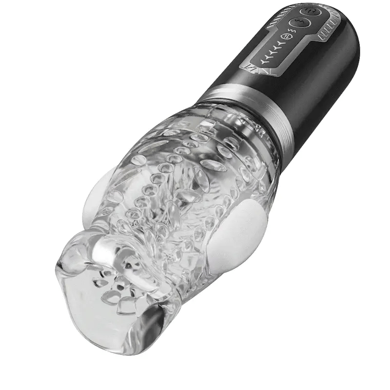 Automatic Penis Trainer Stroker Masturbator with 5 Thrust & Rotation & 7 Vibration Modes