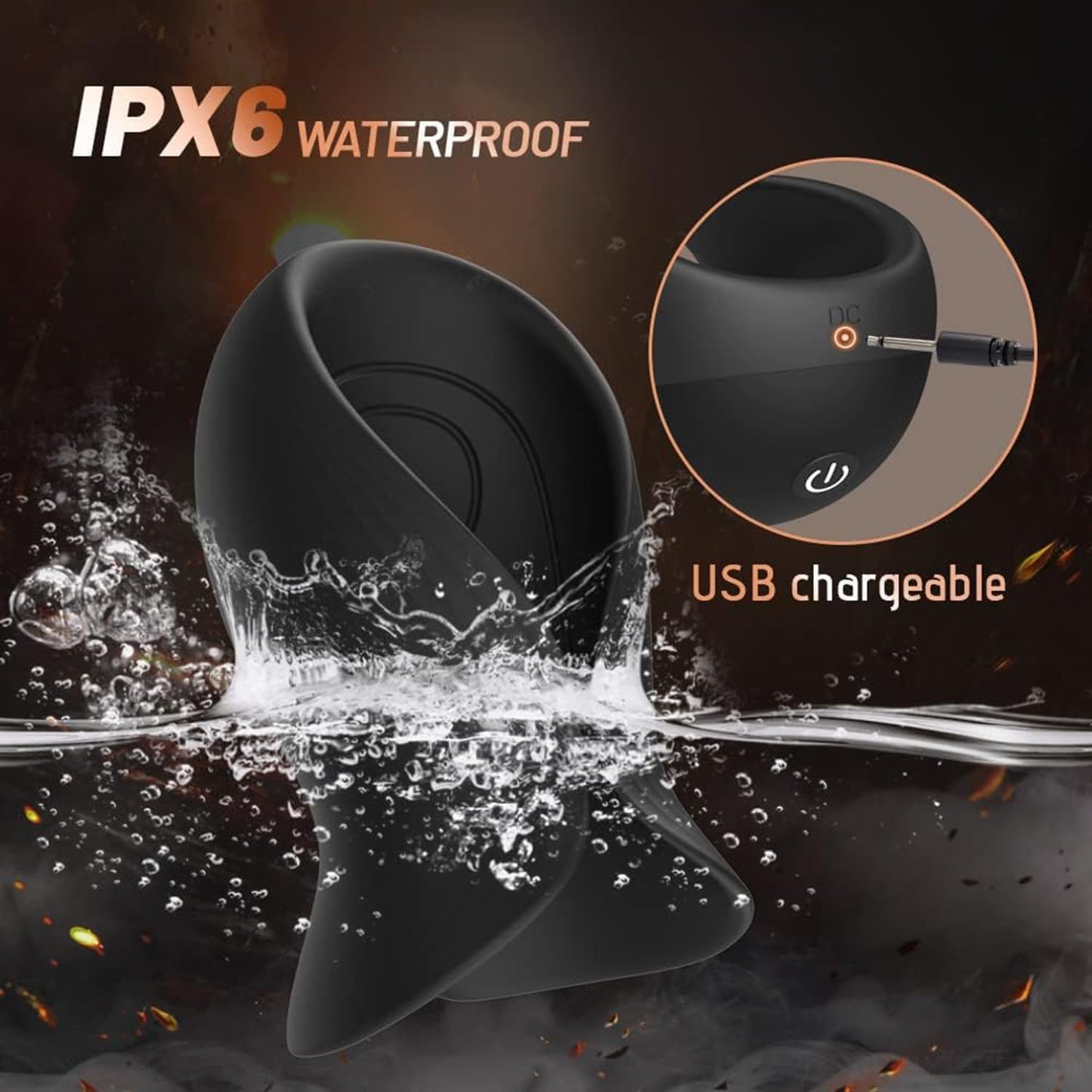 Automatic Penis Stroker Glans Massager Training Device with 10 Pulse Modes