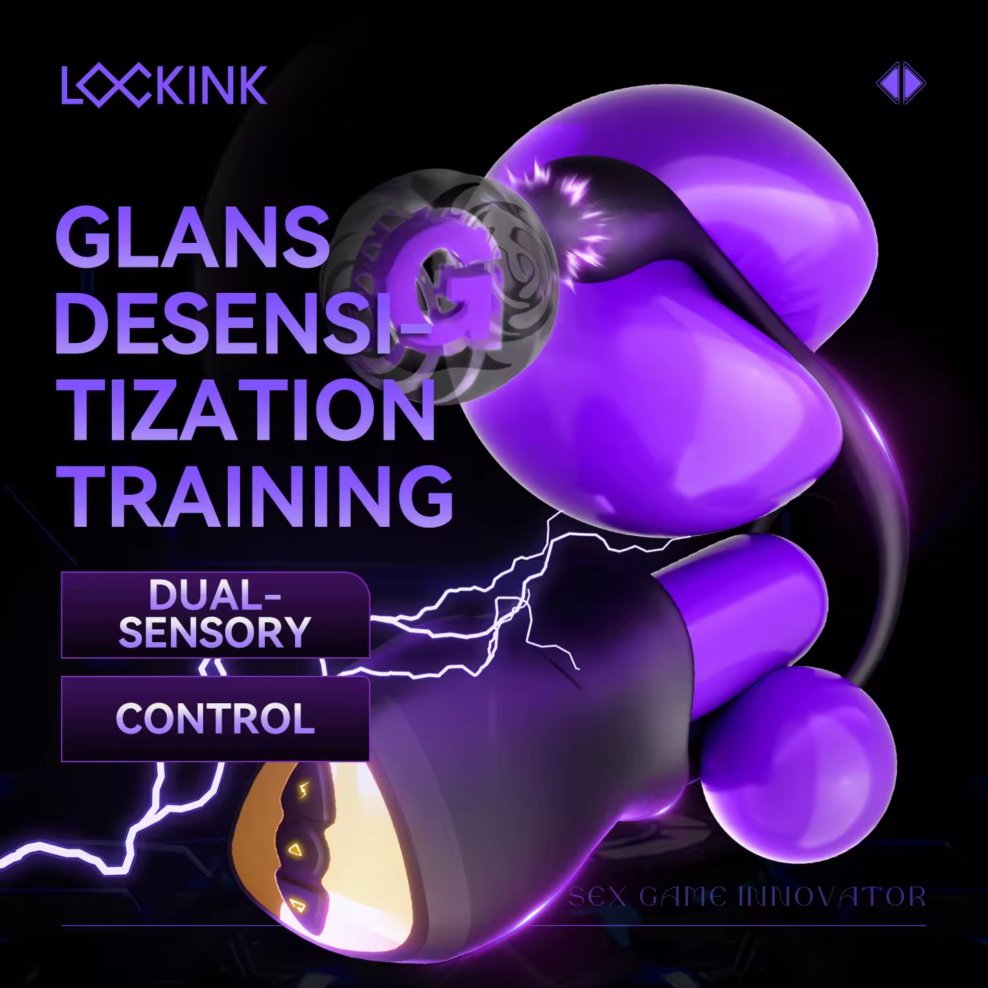 Electric Shock Glans Stimulator Penis Trainer Vibrator Prostate Massager Anal Plug