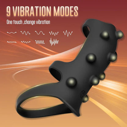APP Control Penis Trianer Enlarger Cock Ring Masturbator with 10 Vibration Modes