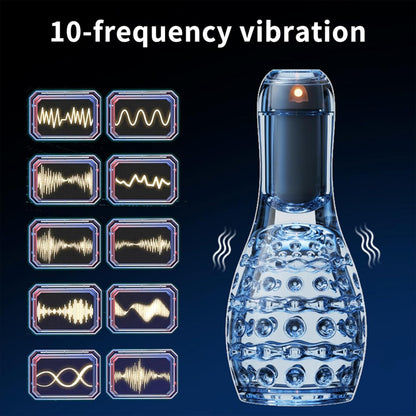 10 Vibration Modes Electric Glans Trainer Massager Male Masturbator