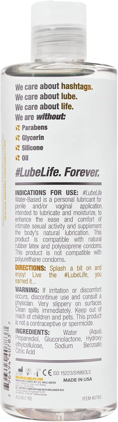 12 Fl Oz Lube Life Water-Based Personal Lubricant