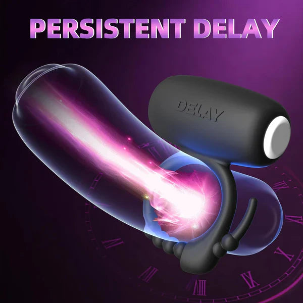 12000r/min High-Frequency Adjustable Penis Ring Vibrator Sex Toys