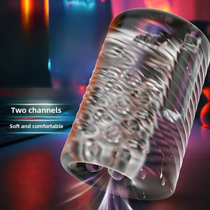 Penis Trainer Blowjob Pocket Pussy Masturbator with 10 Vibration Modes