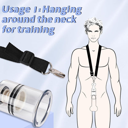 Penis Pump Extender Glans Trainer Stretcher Kit