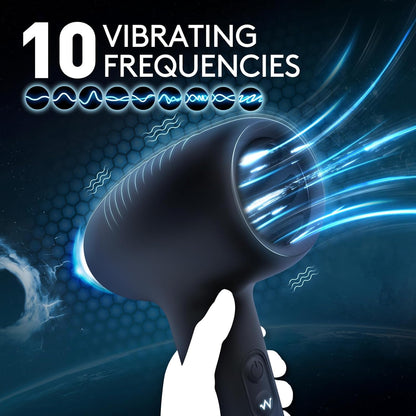 Automatic Penis Massager Male Vibrator Masturbators with 10 Vibrating Modes