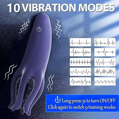 360°Training Wrapped Masturbator Penis Vibrator with 10 Vibrating Modes