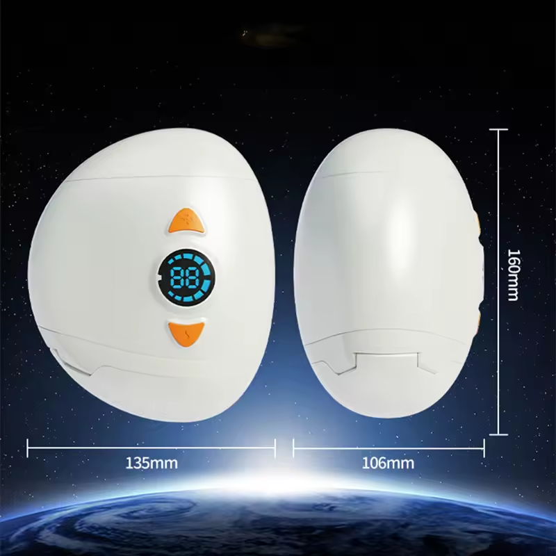 High Speed Dual Stimulation Sucking Masturbator with 10 Vibrating & Telescopic Modes