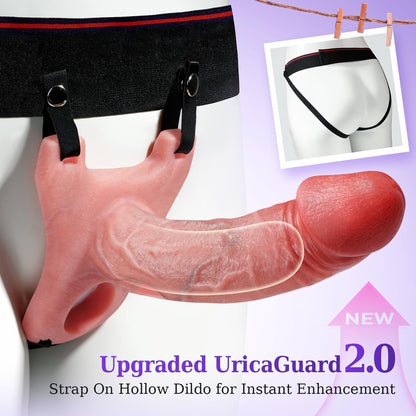 Strap-On 5 in 1 Penis Sleeve Penis Trainer Vibrator with Multiple Modes & App Integration