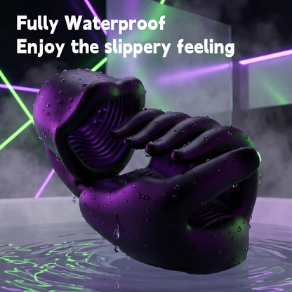 Glans Trainer Penis Vibrator Stimulator Masturbator with 10 Vibration Modes & Twist & Rub