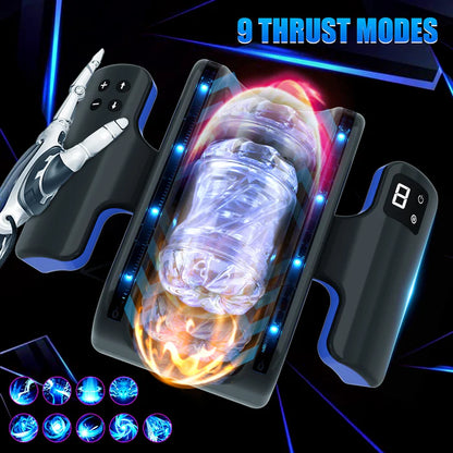 Quickshot Stroker Automatic Masturbator Sex Machine with 9 Thrusting & 3 Gears Speed