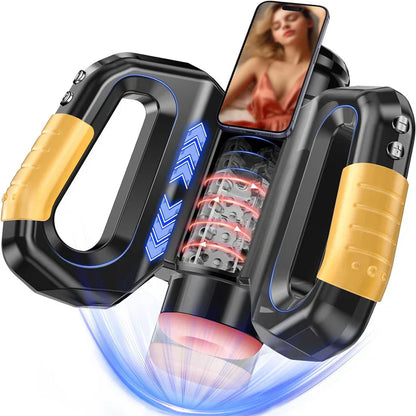 Automatic Male Masturbators Stroker Sex Machine with 10 Thrusting & Rotating Modes