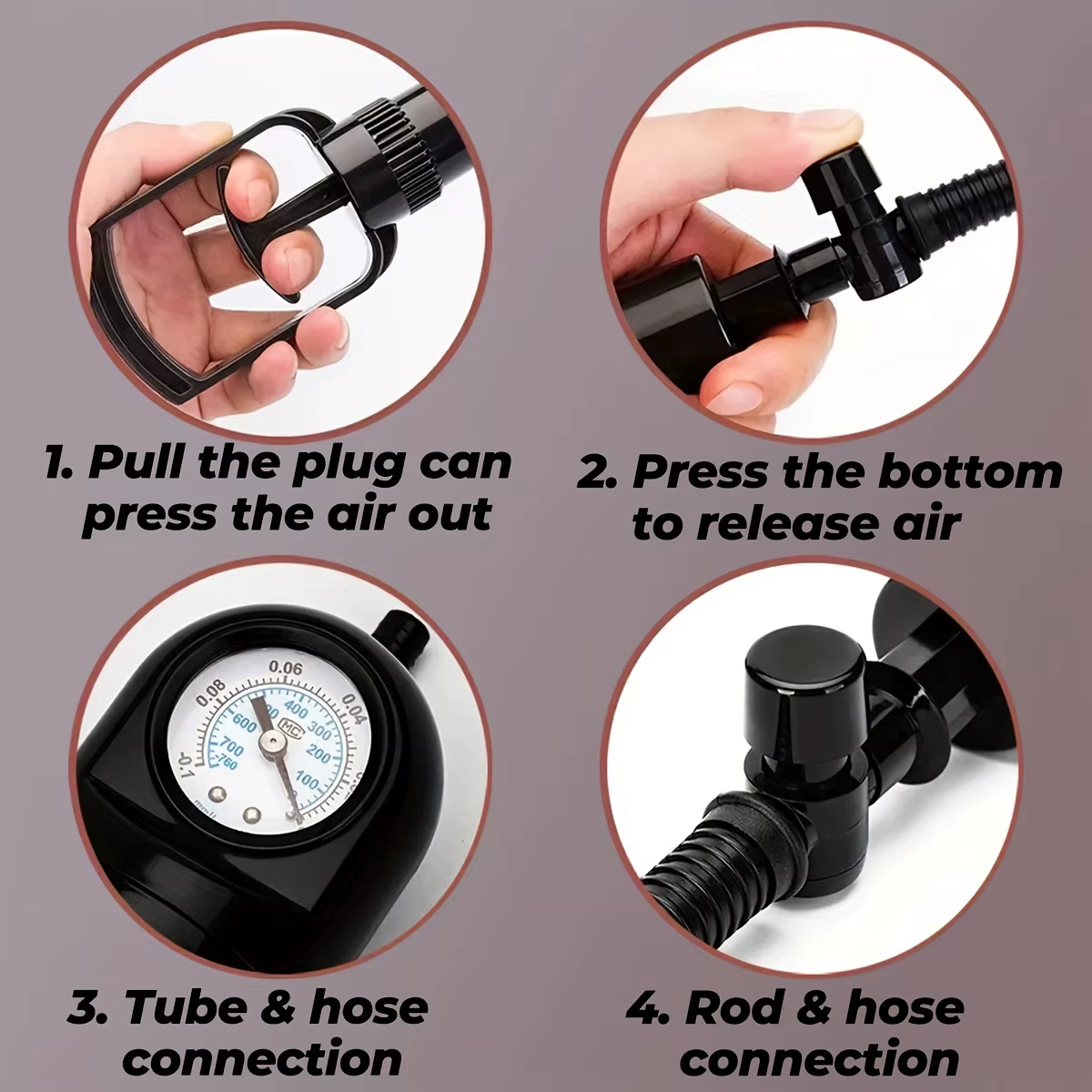 Manual Vacuum Penis Pump Enlarger Booster Extender Device Penis Massage