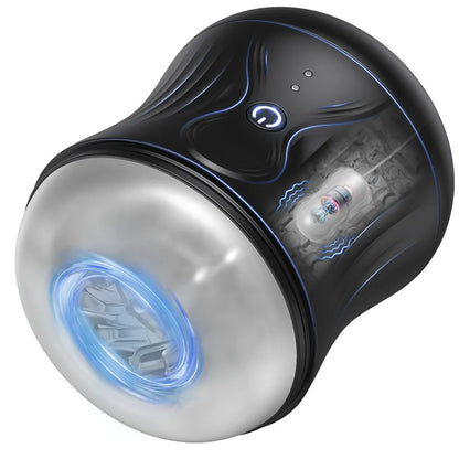 Open-Ended Oral Automatic Masturbator Blowjob with 10 Vibration Modes