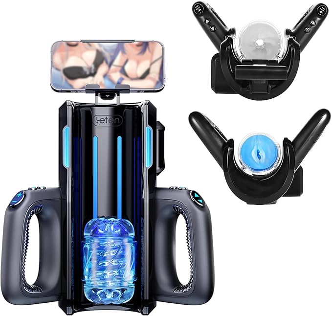 Automatic Telescopic Male Masturbators Stroker Sex Machine with 10 Thrusting Modes