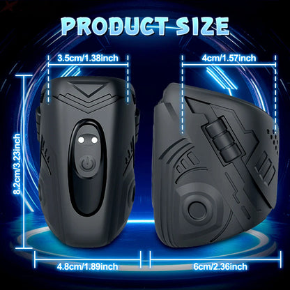 Electric Penis Trainer Glans Stimulator Masturbator with 9 Vibration Modes