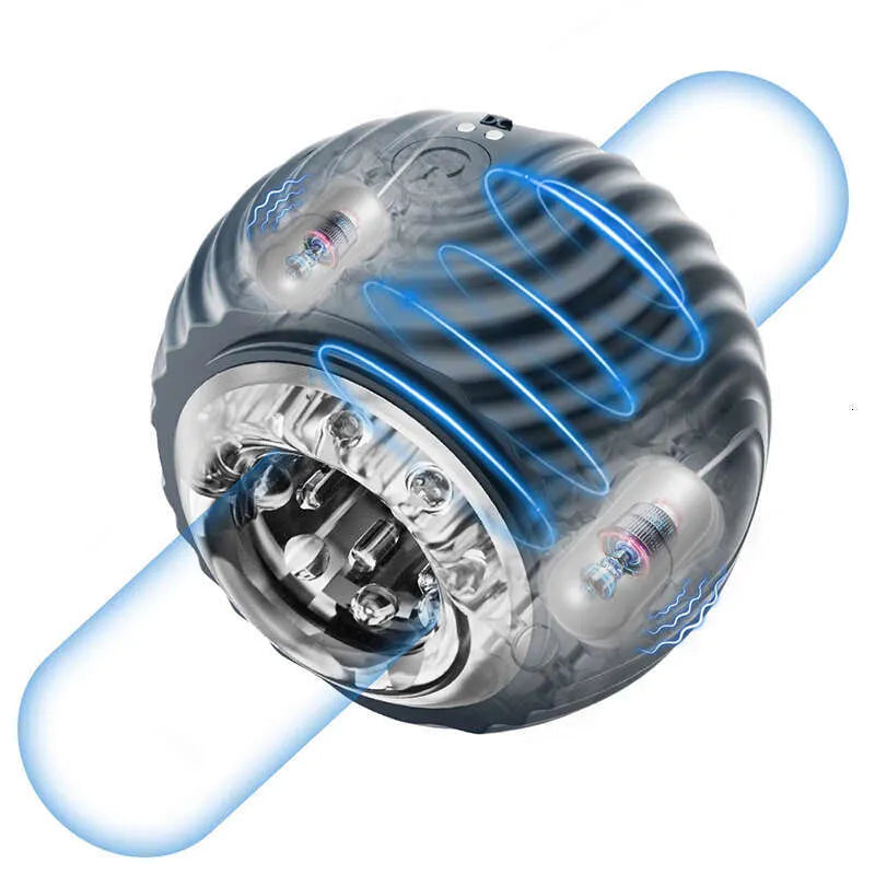 Automatic Penis Trainer Stroker Blowjob Masturbator with 10 Vibration Modes