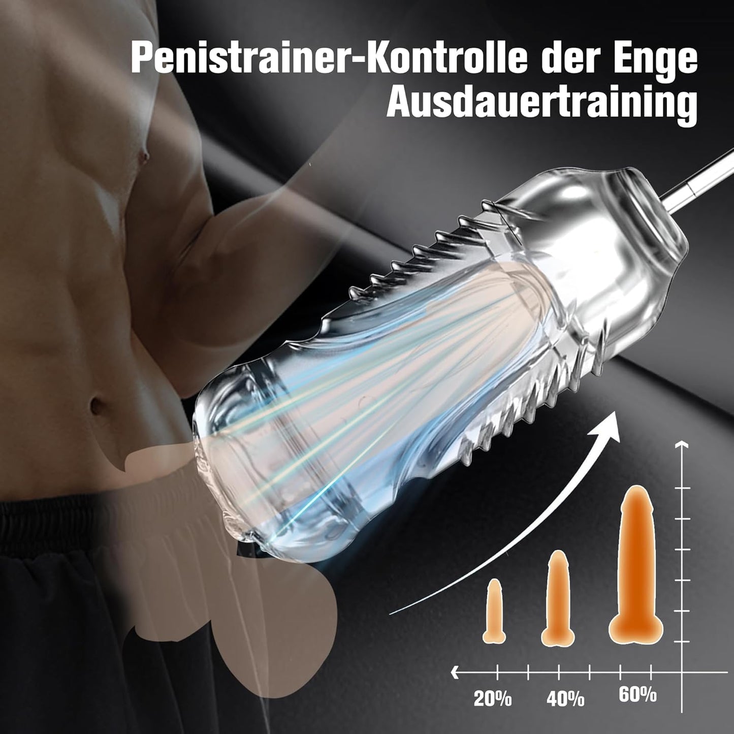Electric Penis Trainer Pocket Pussy Masturbator with 7 Vibration & Vacuum Suction Modes