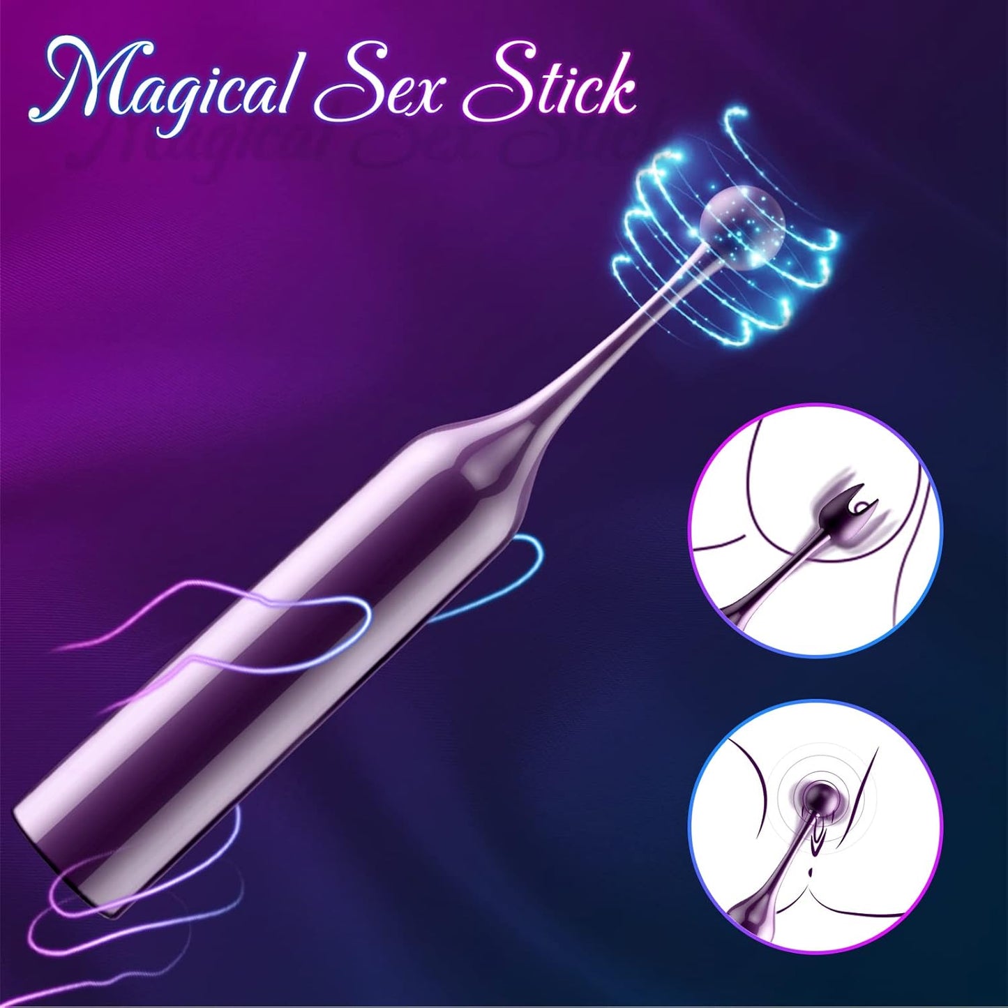 Clitoral Vibrator Nipple Clip Stimulator with 10 Powerful Vibrations