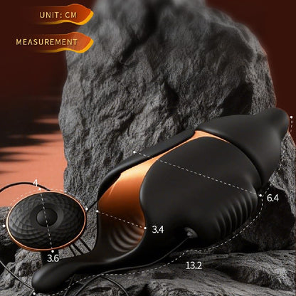 Electric Penis Trainer Glans Vibrator Masturbator with 10 Vibration Modes