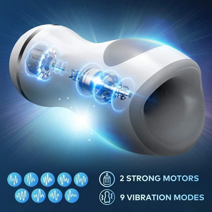 Automatic Sucking Vacuum Masturbator Penis Trainer Vibrator Heating Blowjob