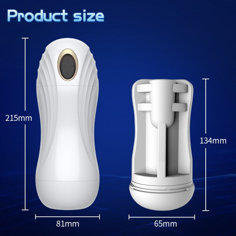 Automatic Masturbator Oral Stroker Blowjob with 5 Sucking & 10 Vibrating Modes