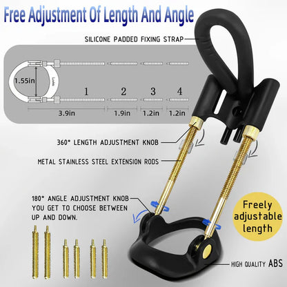 Adjustable Penis Training Enlarger Device Masturbator Stretcher Expander Set