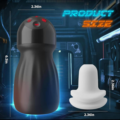 360°Full Wrapping Masturbator Penis Trainer with 10 Vibrating & Training Modes