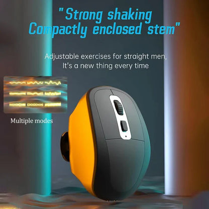 Electric Penis Trainer Vibrator Glans Stimulator Masturbator with 10 Vibration Modes