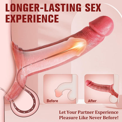 2.2 inch Ultra-Soft Penis Sleeve Cock Ring Penis Enlarger