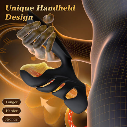 Automatic Penis Vibrator Trainer Extender with 10 Vibrating Modes