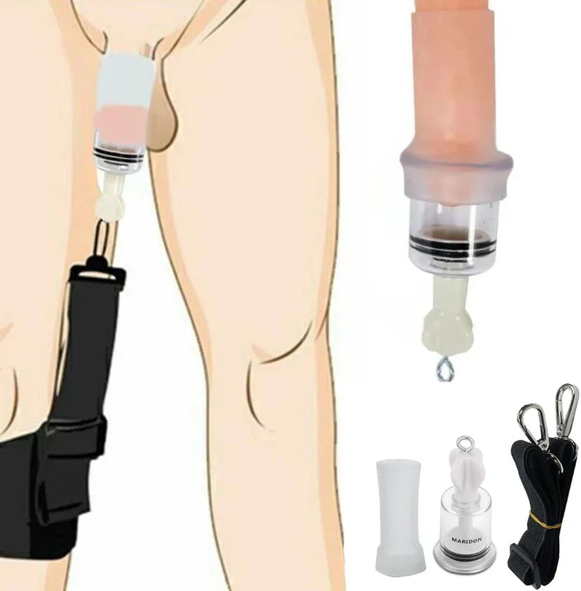 3 IN 1 Penis Pump Enlarger Training Kit Cock Sleeve Masturbator