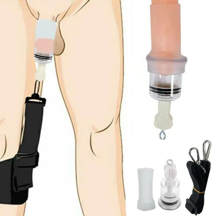 3 IN 1 Penis Pump Enlarger Training Kit Cock Sleeve Masturbator