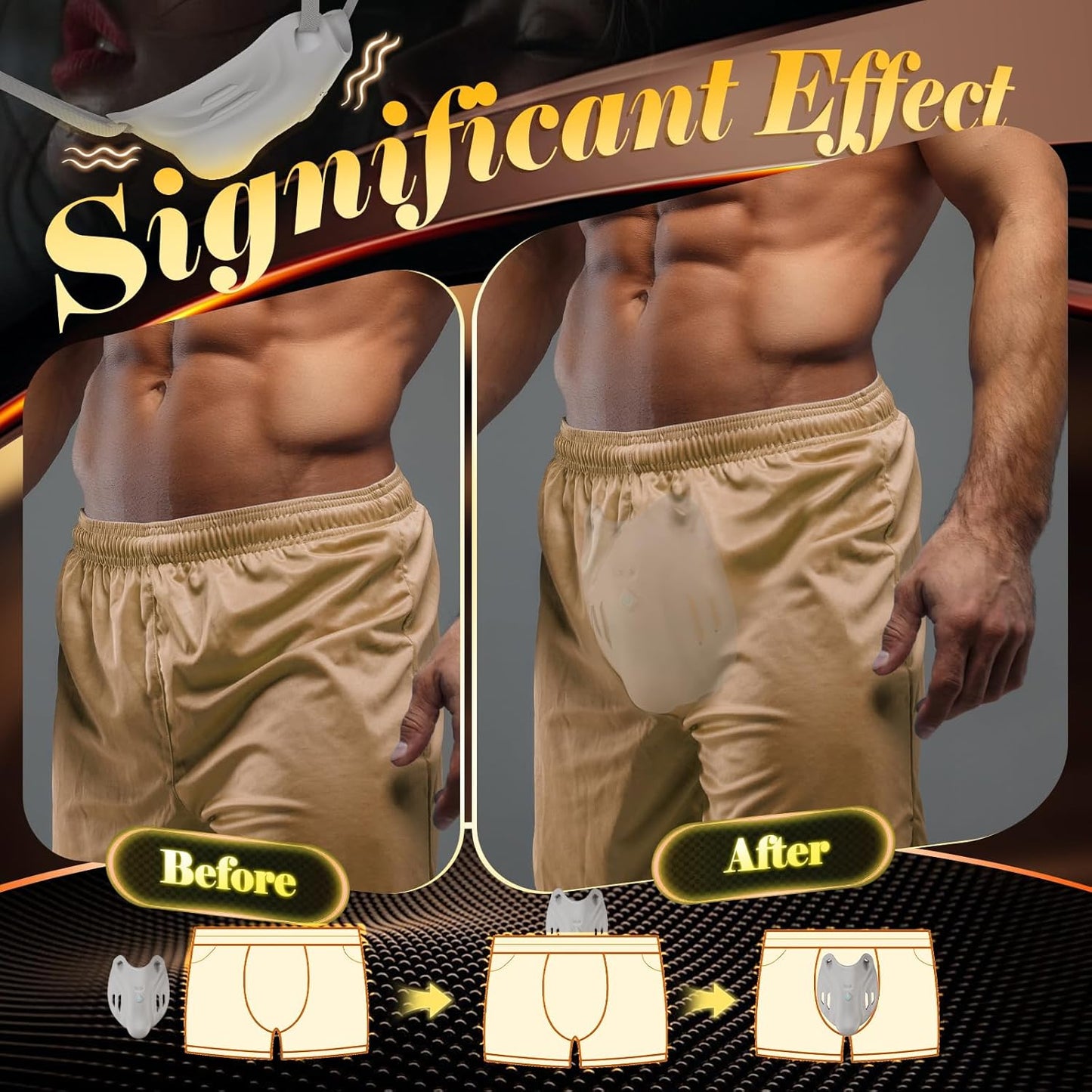 Portable Penis Cage Chastity Belt BDSM Protection Testicle Trainer with 9 Modes & APP Control