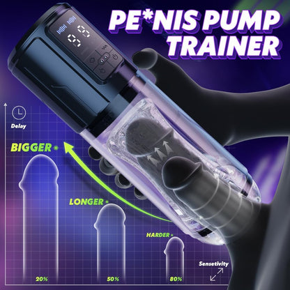 Automatic Sucking Male Masturbator Cup Blowjob with 9 Suction & 9 Vibration Modes