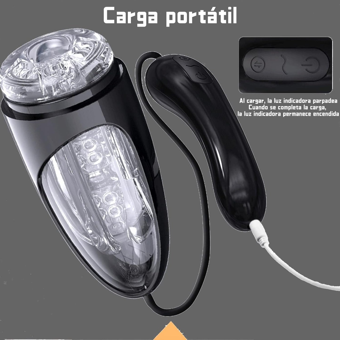 Black Piston Electric Masturbator Penis Trainer Vibrator with Strong Suction & Vibration Modes