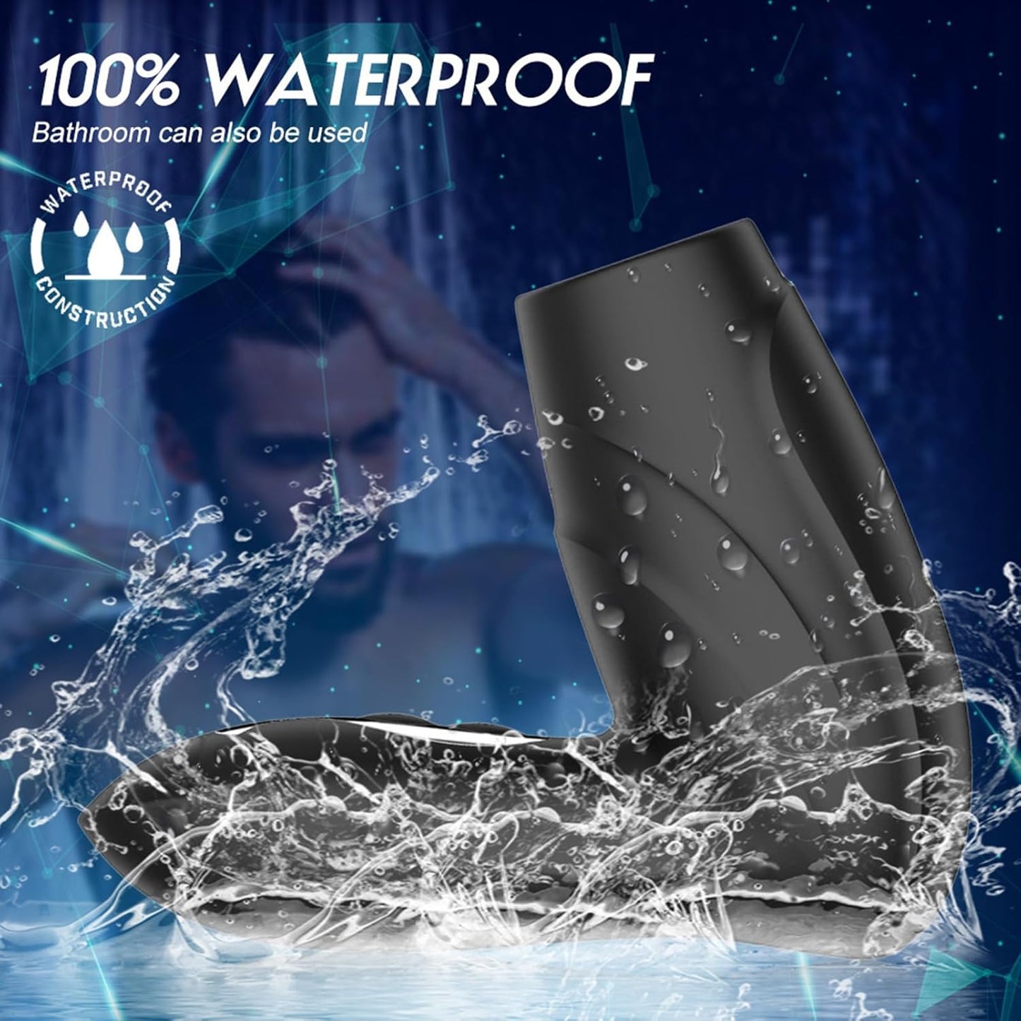 Automatic Masturbator Penis Trainer Vacuum Pump with 10 Suction & Vibration Modes