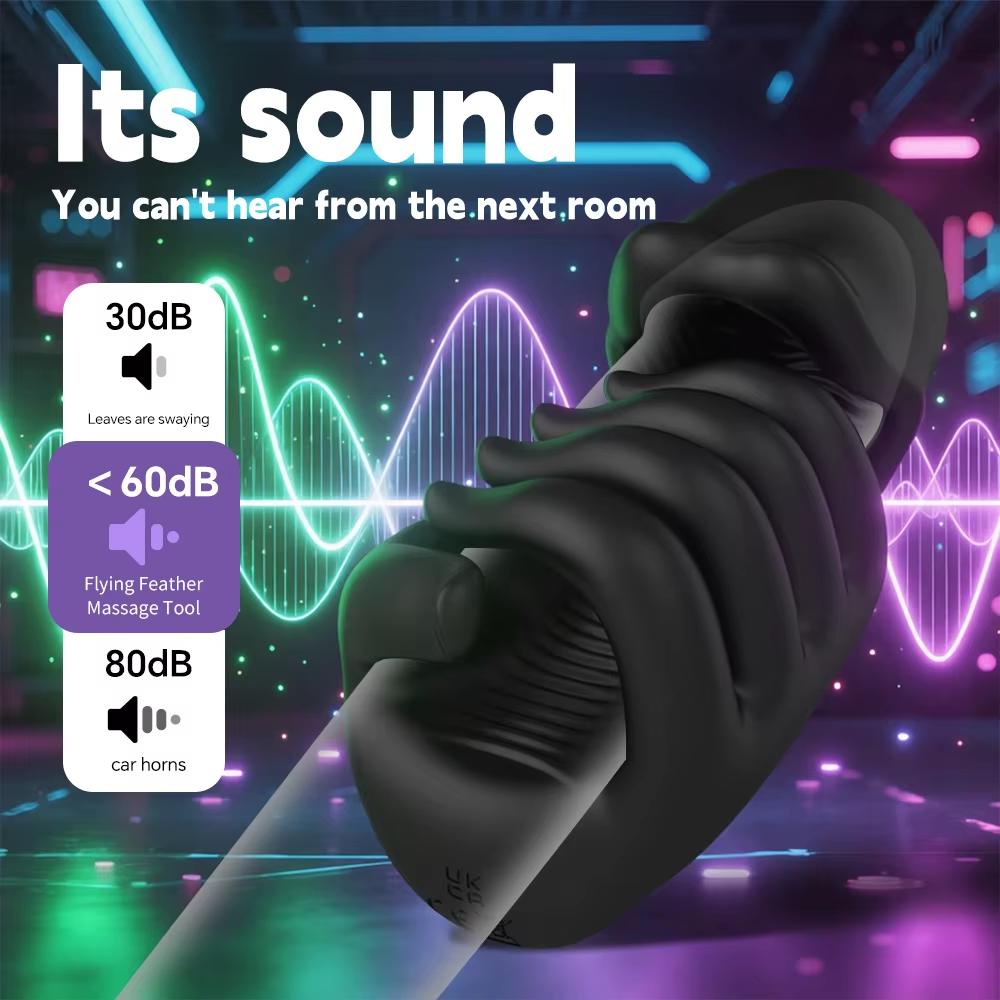 Glans Trainer Penis Vibrator Stimulator Masturbator with 10 Vibration Modes & Twist & Rub